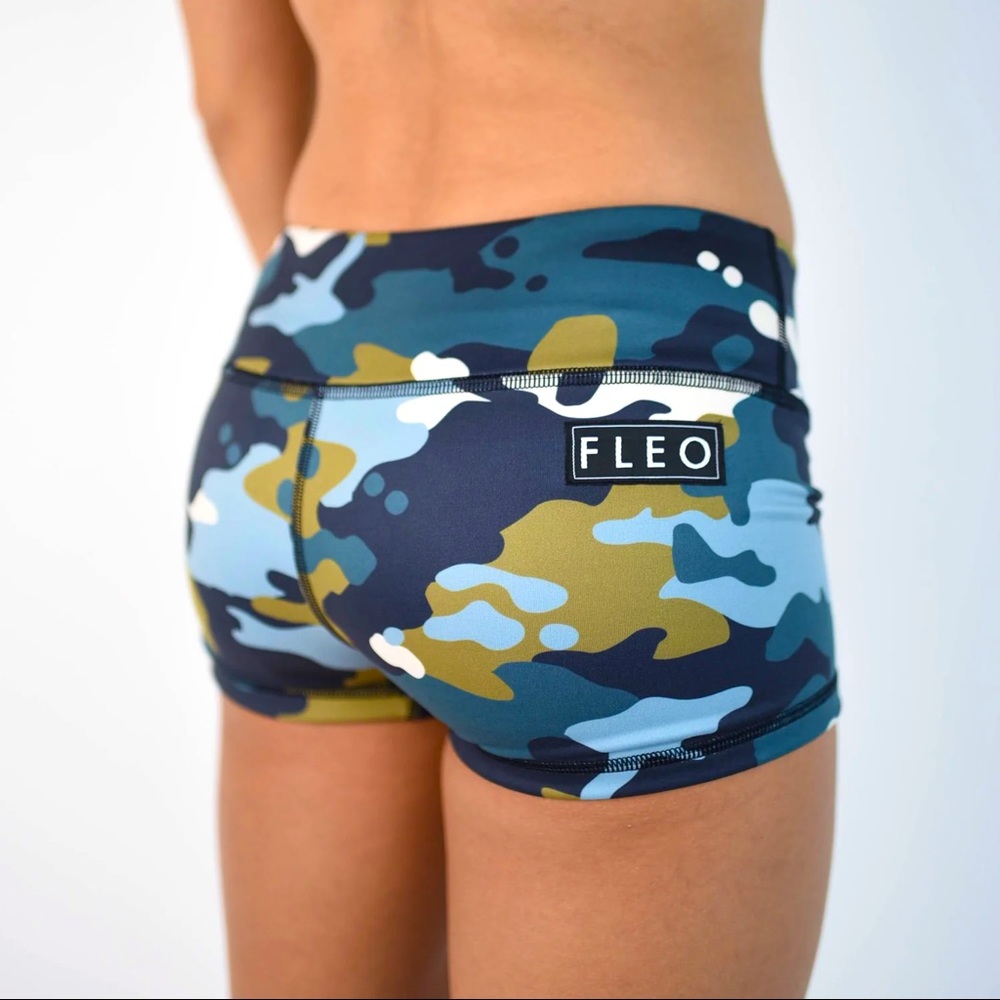FLEO OG ALPINE OLIVE CAMO SHORTS 🖤 MEDIUM BNWT